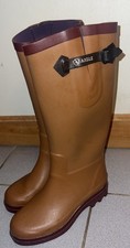 Aigle Rain Boots Tan  With