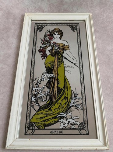 Miroir art nouveau alphonse - miroir,