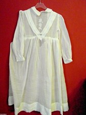 VINTAGE robe COMMUNIANTE cérémonie 1954 brodee #old first communion dress year 