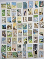 Lot 64 chromos MILOU (and Tintin) - Complete series bubble gum pure honey 1964 - VGC