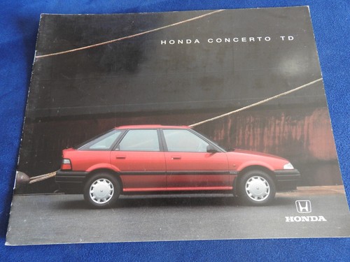 Catalogue honda concerto - catalogue, td