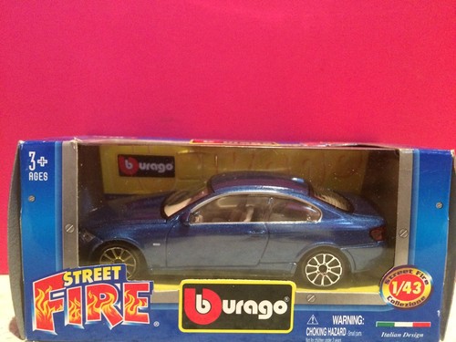 Burago superbe bmw 335i - burago, 1/43