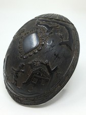 Noix De Coco Sculptée Travail
