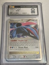 Pokemon Salamence Lv.X Platinum Arceus Holo Rare #98 World Record 1/1