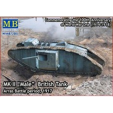 Maquette Char Mk Ii Male British Tank, Arras Battle Period, 1917 |master Box|720