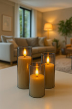 Bougies LED sans flamme effet