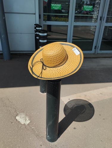 Chapeau soleil paille - en,