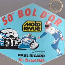 Moto. 50éme BOL d'OR 1986. Moto revue.  Circuit Paul Ricard