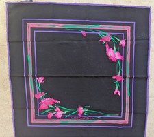 Foulard en soie Vintage