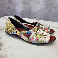 Cydwoq Pop Art Comic Open Toe