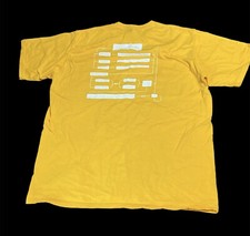 LUCIDCHART YELLOW T-SHIRT HEY JUDE BEATLES SONG LYRICS SZ XL SHIRT
