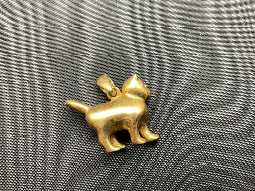 Pendentif chat vintage - chat, en