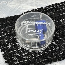 Mecanorma Graphoplex MGA 40 Blue Drawing Compass Drafting Adapter Original Case