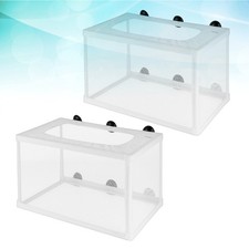 2 Pcs Poissons Boîte D'élevage Ventouse Aquarium Accessoires D'aquarium