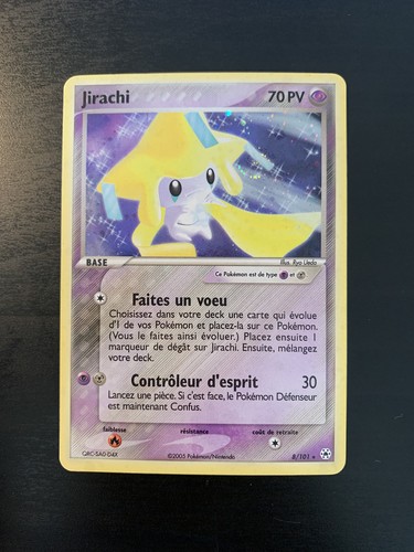 Carte pokémon jirachi 8 - carte,