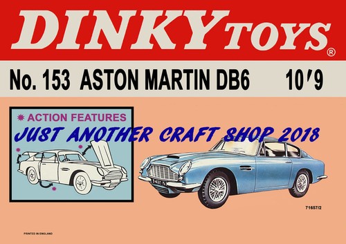 Dinky jouets 153 - 153, aston