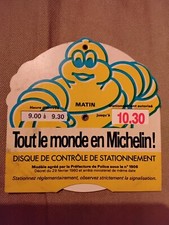 Michelin Bibendum Disque de Contrôle de Stationnement  Vintage