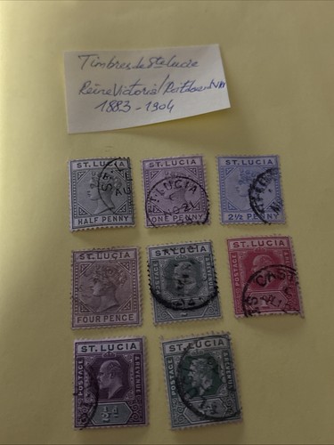 Timbres sainte lucie - timbres, de