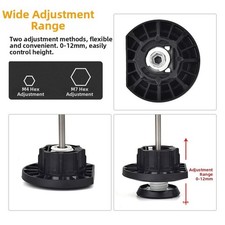 Pieds d'armoire en plastique