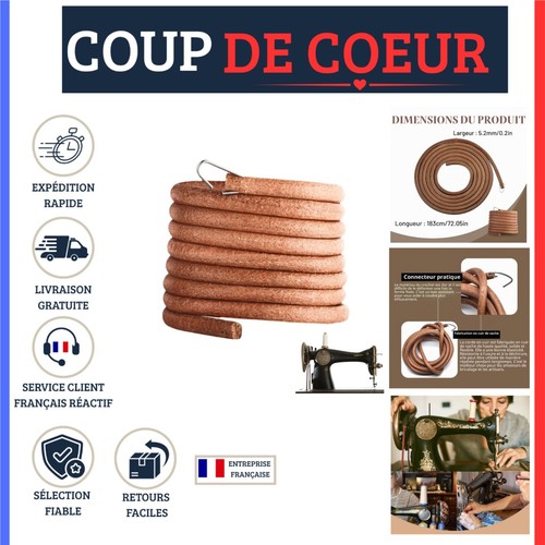 Courroie cuir 183 machine - courroie,