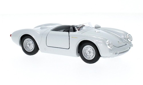 Porsche 550 spyder argent - argent, 1/24