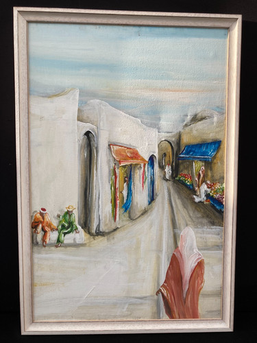 Huile sur toile - sur,