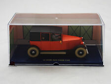 Miniature In Car Tintin The Crab with Golden Clamps RED TAXI Moulinsart Car