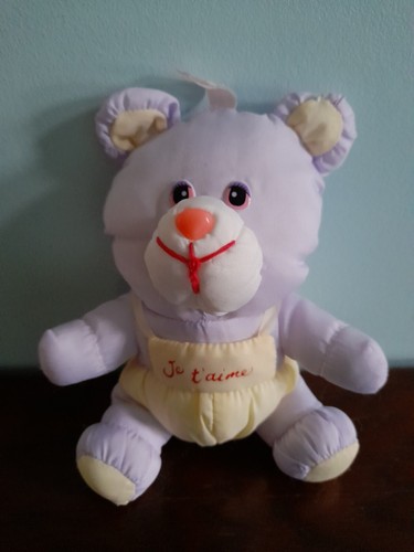 Peluche doudou ours - ours, "toile