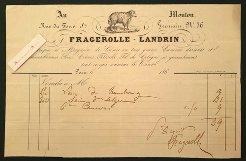 Flagerolle landrin - ●, (1860)