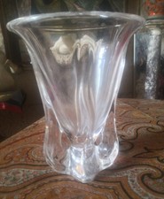 Vase en cristal de Vannes 1950