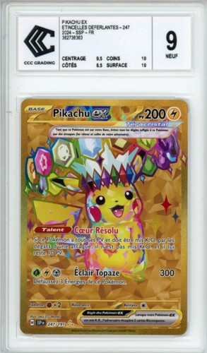Carte pokémon pikachu - carte,