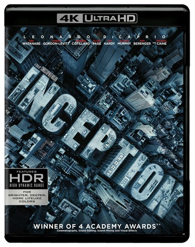 Inception uhd blu ray - 4k,