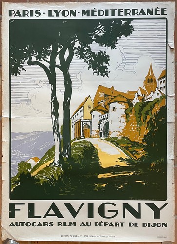 Affiche plm autocars départ - affiche,