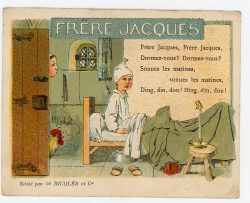 Pub ancien chromo - chromo, et
