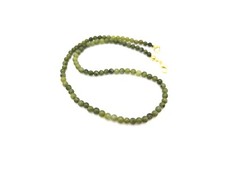 Collier jade vert 40 cm