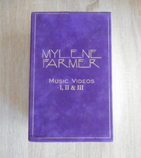Mylene farmer coffret velour VHS K7 Music videos I, II & III scellé