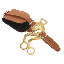  Bride sans mors ajustable pour l'équitation western - Têtière rembourrée en