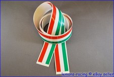 Italian Flag x4 Stripes Stickers Decals Tape 1400x27mm LAMBRETTA DUCATI