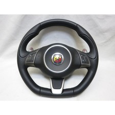 Abarth 500C With Paddle Fiat Genuine Leather Steering Wheel  Switch M