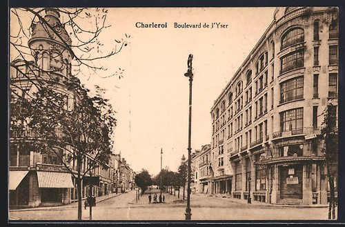 Cpa charleroi boulevard de - cpa,