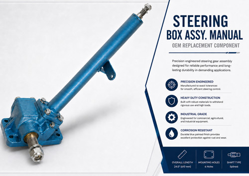 Manual steering box assembly - manual,