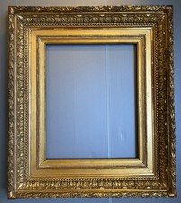 Antique gold frame Barbizon XIX for landscape painting or portrait 6F 41 x 33 cm