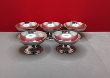 Lot de 5 coupes à glaces, à