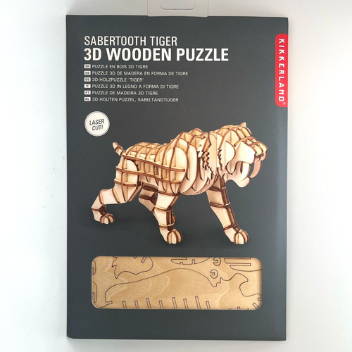 Sabertooth tiger wooden - sabertooth,