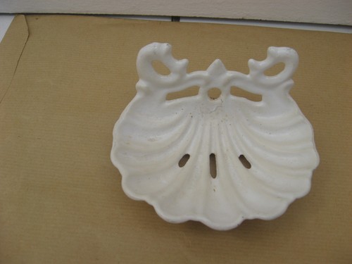 Ancien porte savon blanc - ancien,