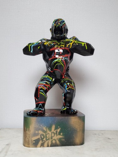 Sculpture pop art gorille - art,