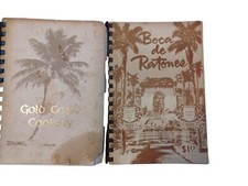 Gold Coast Cookery Cookbook Florida Atlantic University & Boca De Ratones Lot
