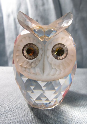Hibou cristal swarovski - en,