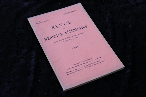 Revue medecine veterinaire - revue,
