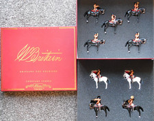 BRITAINS Ltd 1999 Metal, Mounted Lifeguards Band, 9 Piece Boxed Set #00074 Set 2